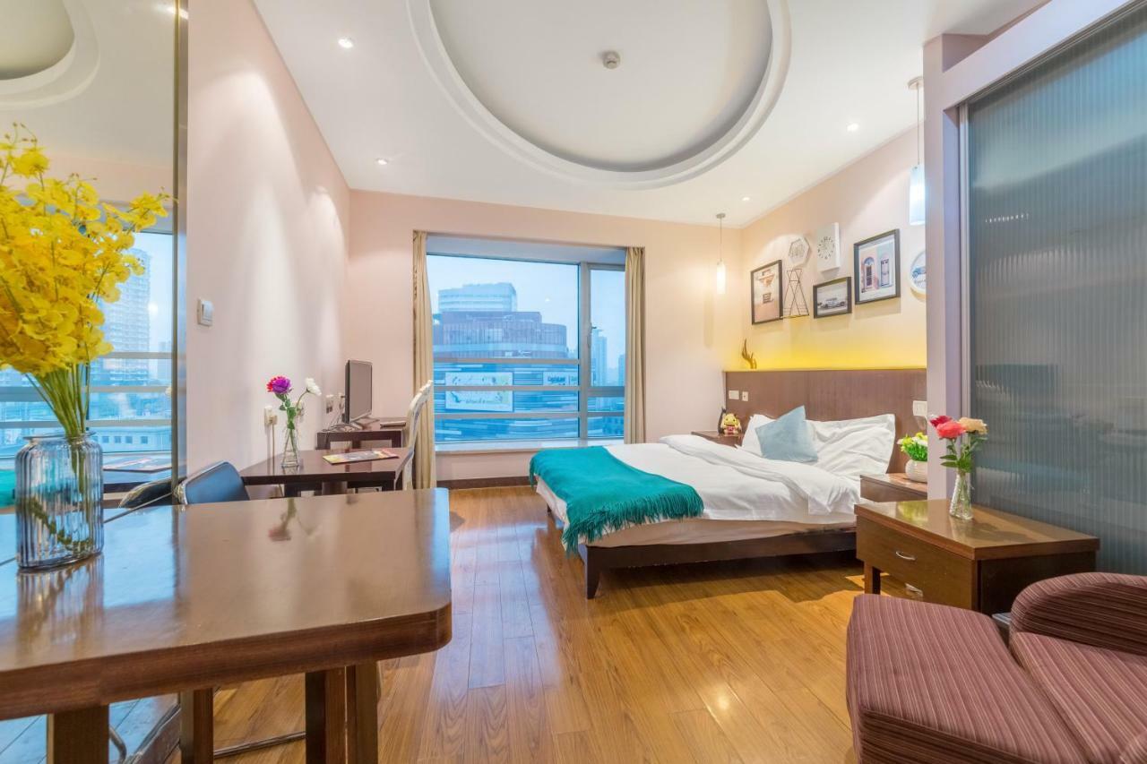 Shanghai Jiarong Hotel Apartment Exteriör bild