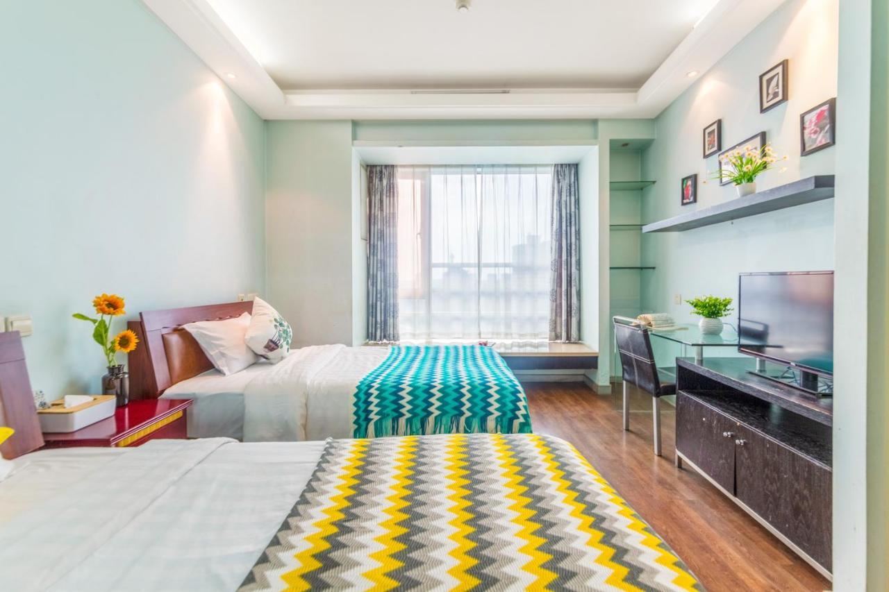Shanghai Jiarong Hotel Apartment Exteriör bild